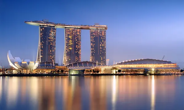 Marina Bay Sands hotel in シンガポール